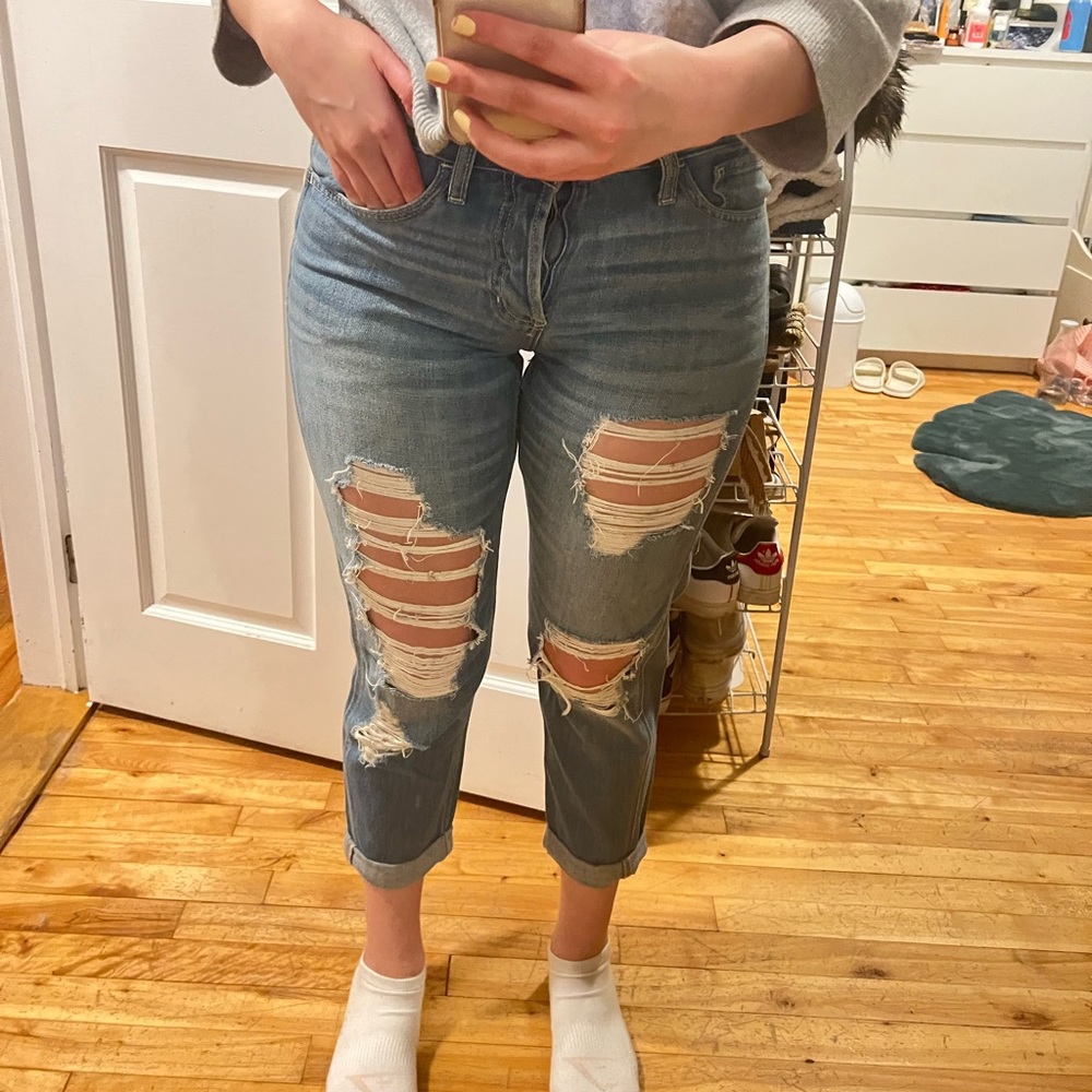 Cropped jeans